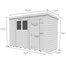 Flat Pack Pent Wooden Garden Shed Direct Dispatch Alternative Image