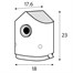 Elho Cosy Bird House 18cm - Tuscan Red (5822201870300) Alternative Image