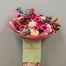 Lily, Gypsophila and Germini Hand Tied Floral Bouquet Alternative Image