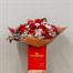 12 Roses & Carnations Cut Flower Hand Tied Bouquet Alternative Image