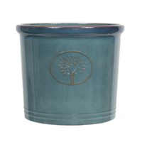 Creekwood 15cm Cotswold Cylinder Sea Green Garden Pot (47415)