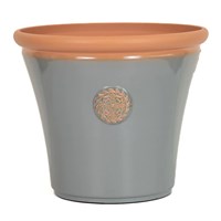Creekwood 22cm Chatsworth Garden Pot Grey (47439)