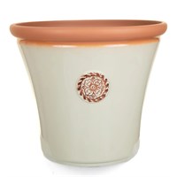 Creekwood 22cm Chatsworth Garden Pot Off White (47438)
