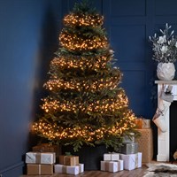 Festive 500 LED Multifunction Cluster Christmas String Lights - Antique Gold (P057480)