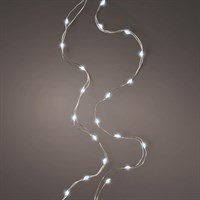 Kaemingk 20 Micro LED Battery Operated Christmas String Lights - Cool White (485027)