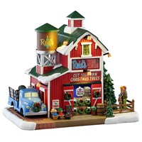 Lemax Reid's Trees And Wreaths Battery Operated Christmas Building (55352)