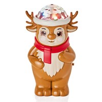 Premier 15cm Musical Flashing Christmas Reindeer Projector (LB261564)