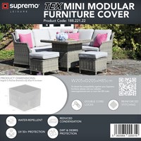 Supremo TEX Mini Modular Set Garden Furniture Cover 205cm x 85cm (188.221.22)