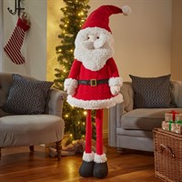 Three Kings 1.75m Festive Santa XL Extending Leg Christmas Decoration (2503042)