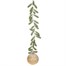 Kaemingk 19cm Clear & Fir Bauble LED Light Up Hanging Christmas Ornament (9489977)